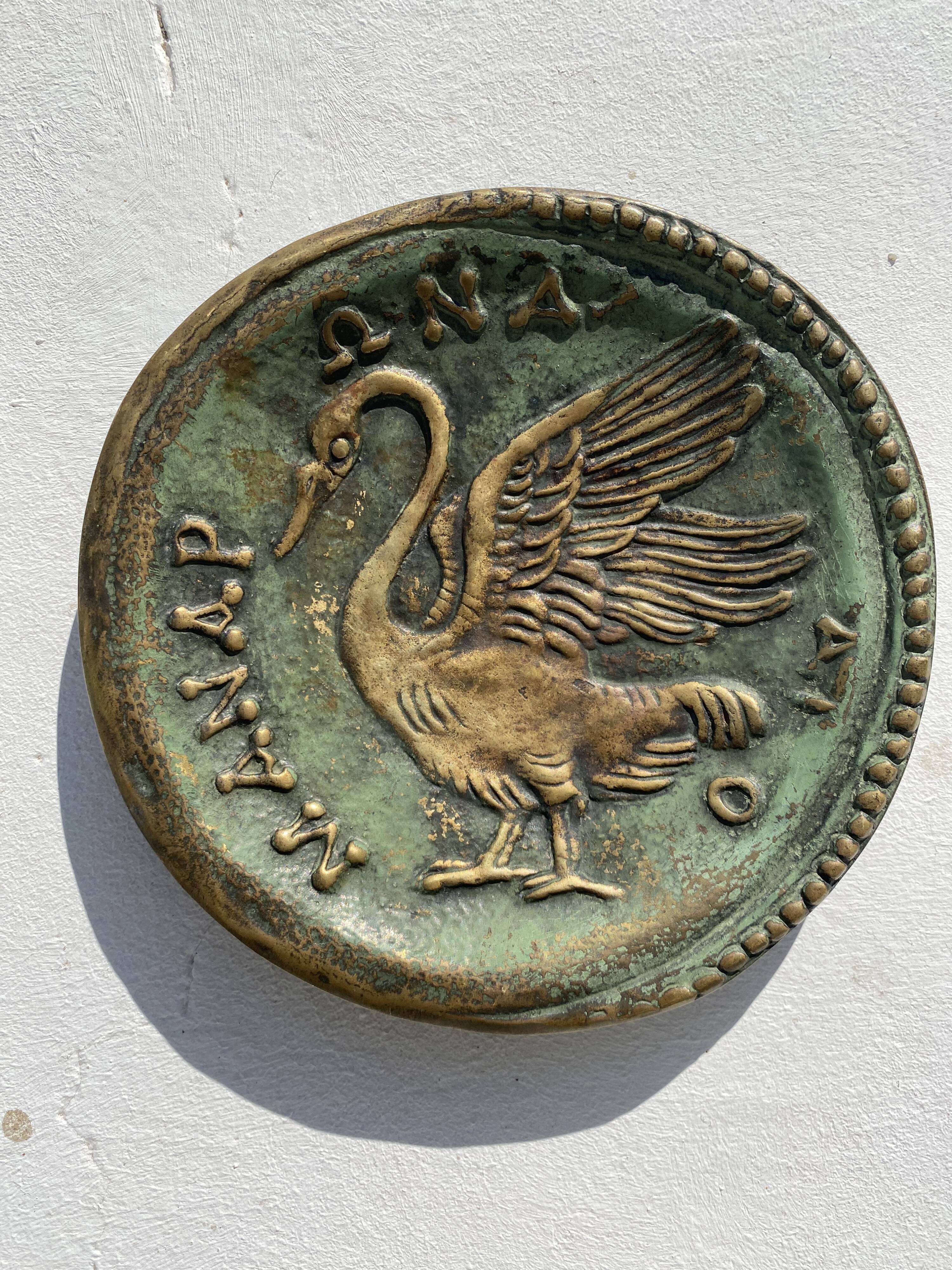 Ashtray bronze Max the glassmaker