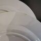6 dessert plates from the 50s in yellow & black Badonviller earthenware
