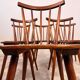 Set of 6 Fanett bistro chairs from the 1960s.