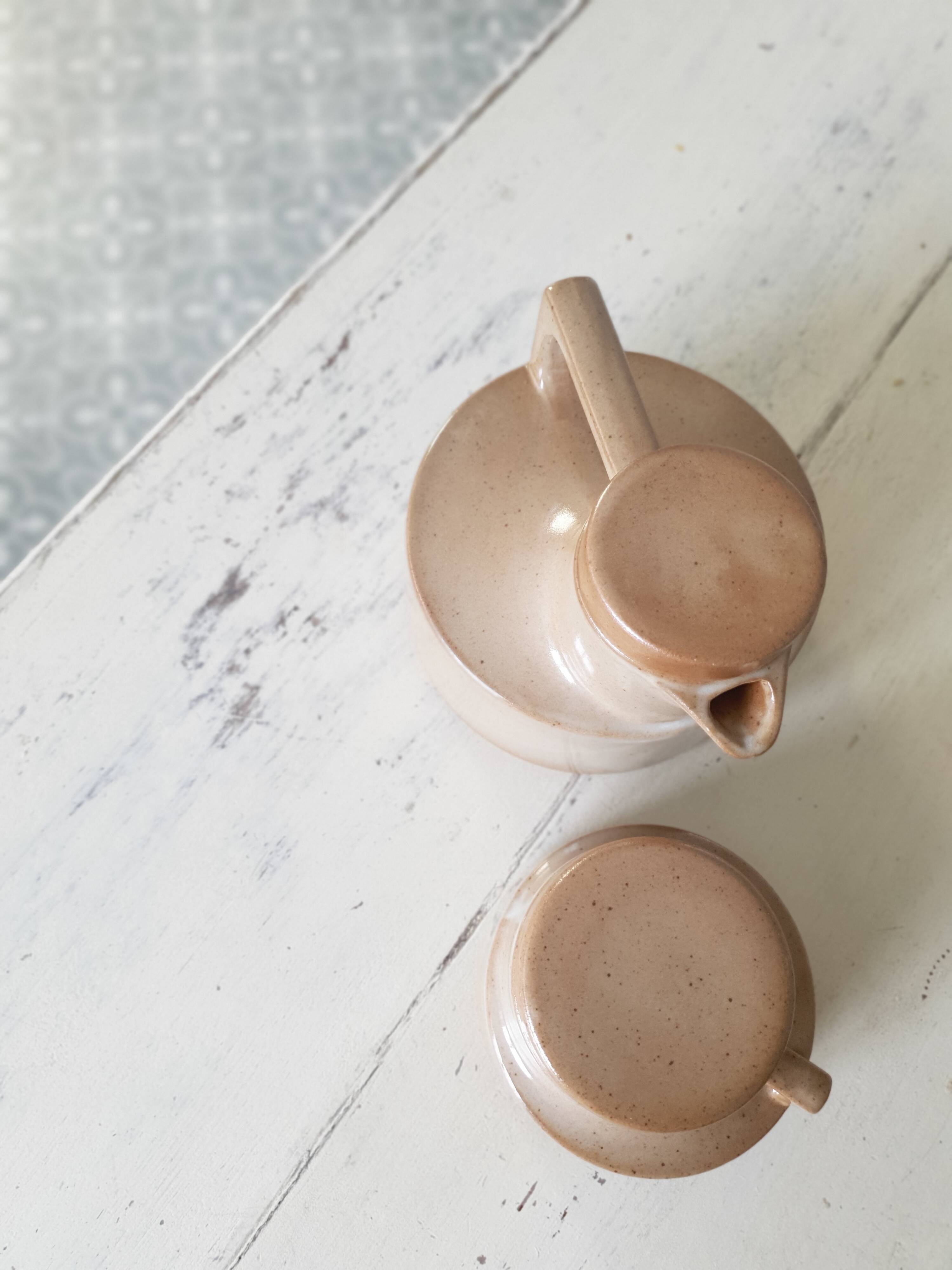 Coffee maker and sugar maker in Brenne sandstone