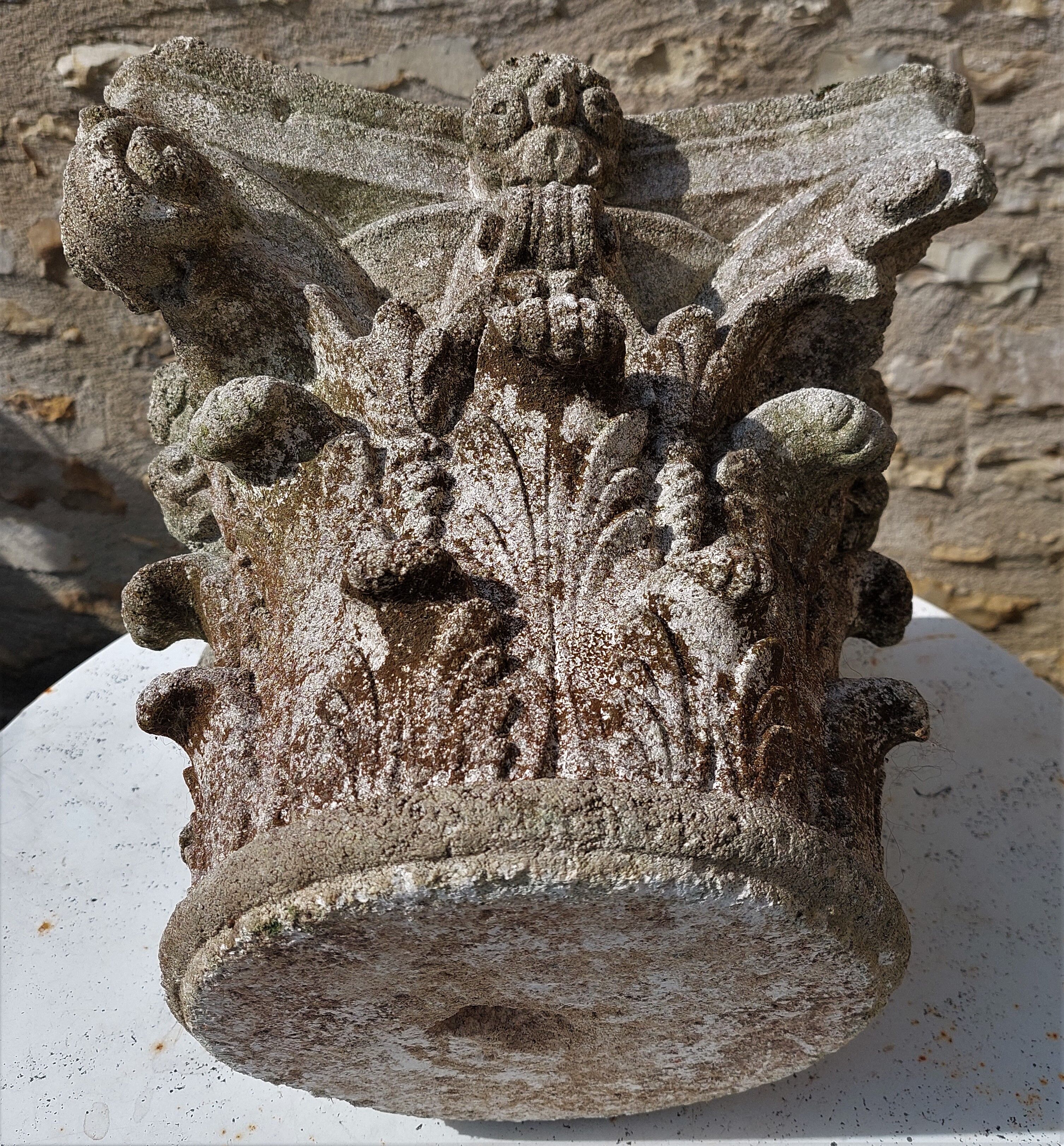 Jardinière en pierre reconstituée