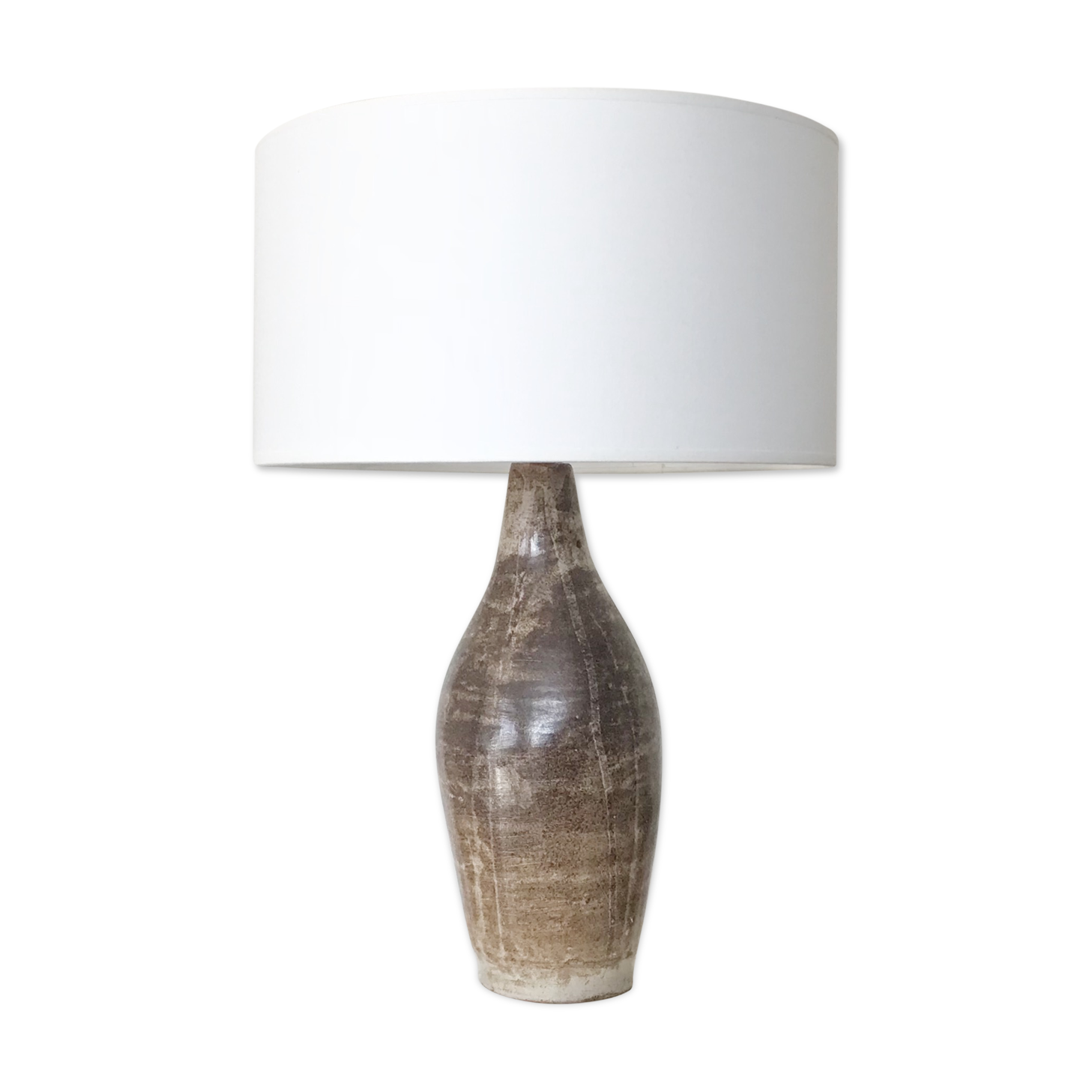 Table lamp ceramic, stoneware, of 1960