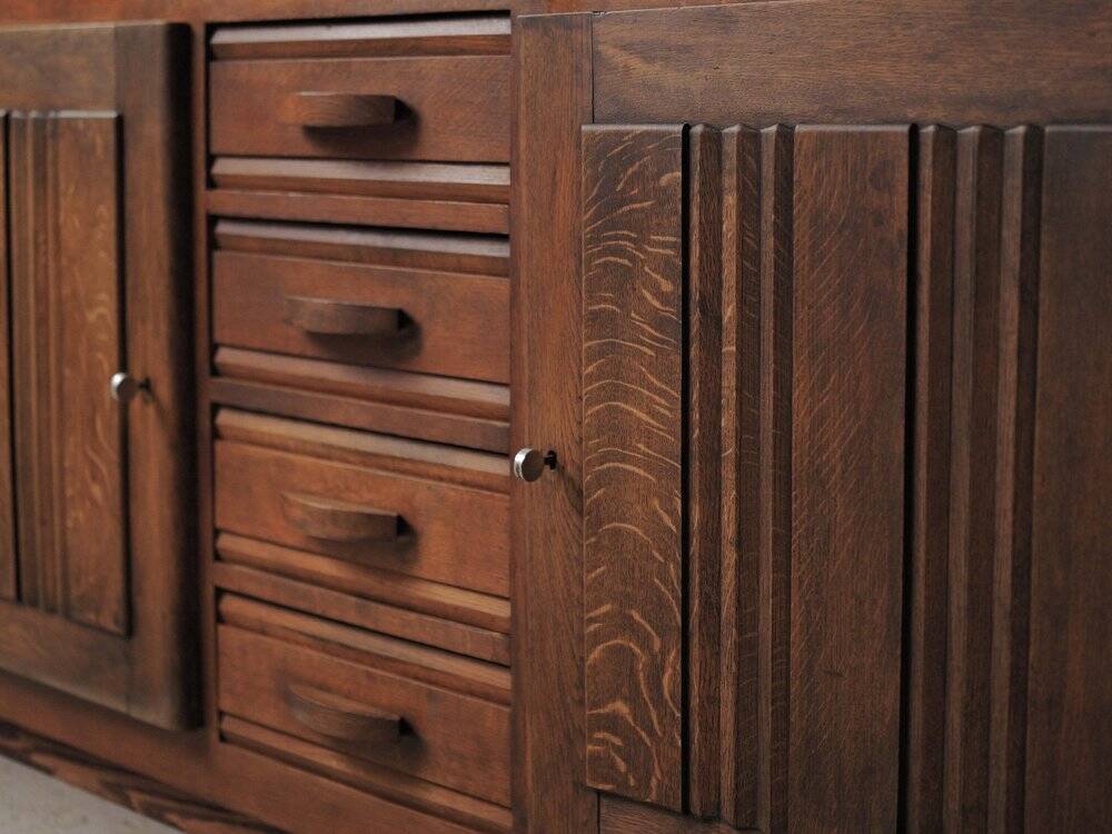 Art Deco oak sideboard, France, circa 1940