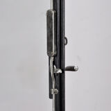 Polished iron medical cabinet, 1930s