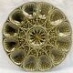 Antique oyster plate barbotine Sarreguemines