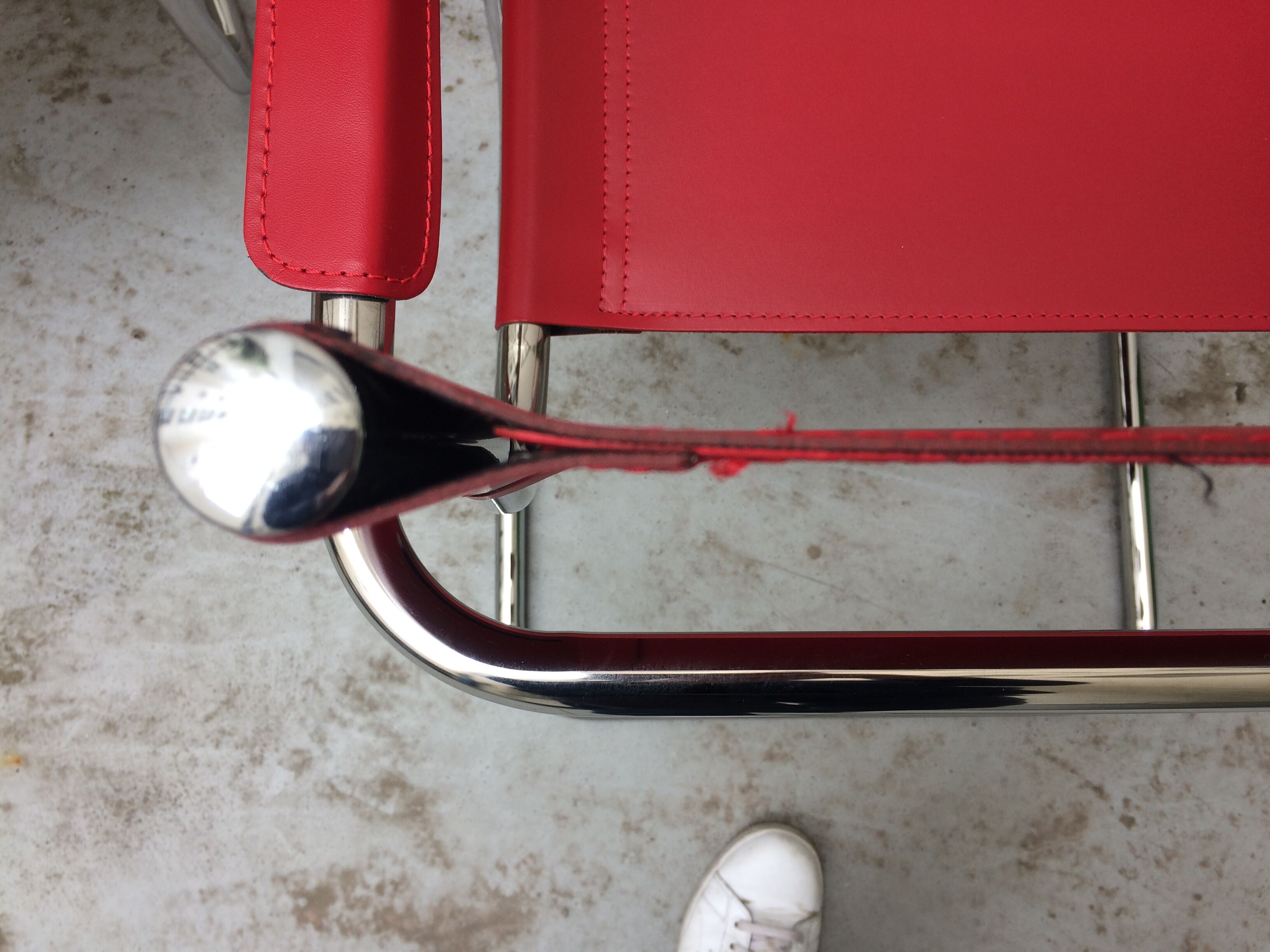 Pair of bahaus style armchairs
