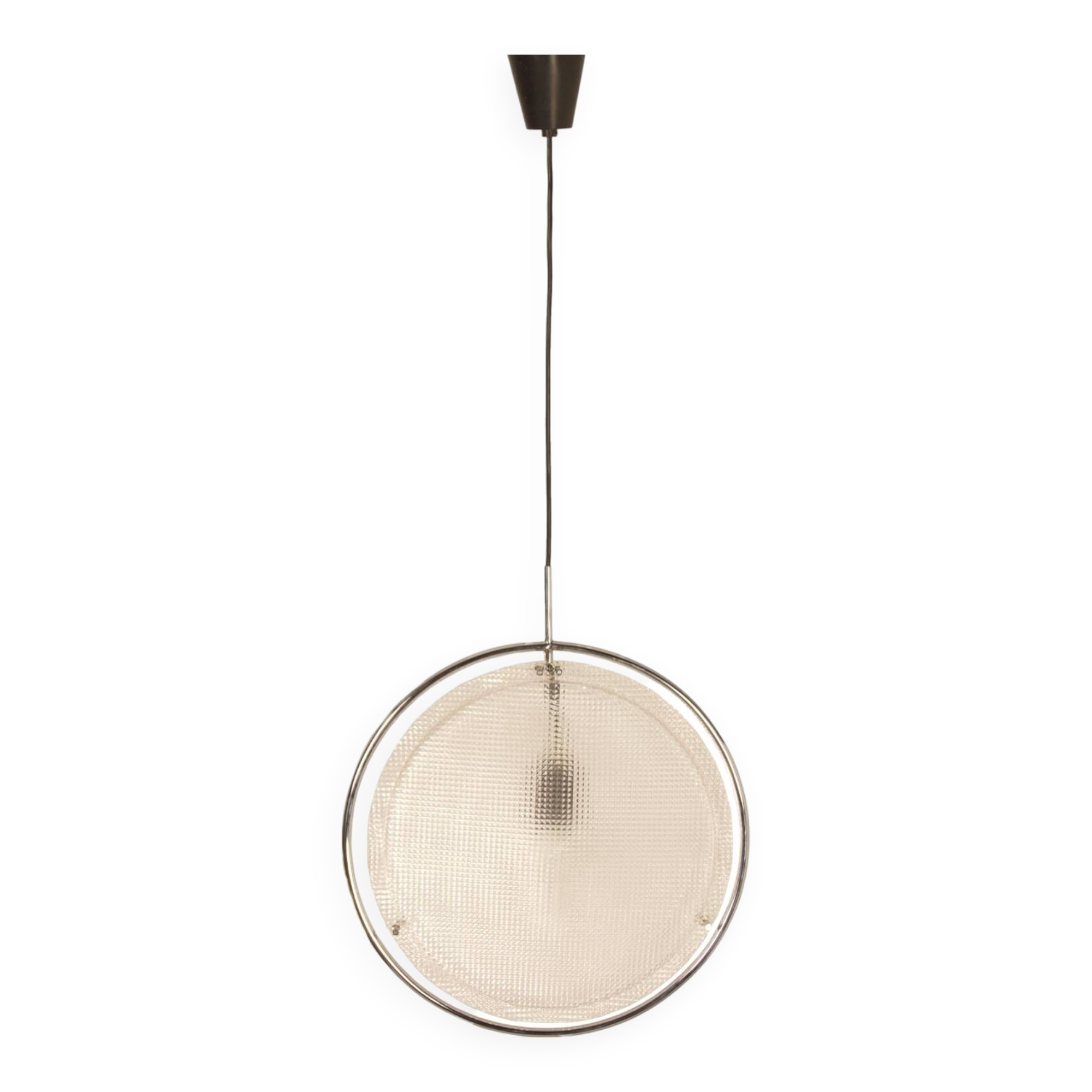 French Space Age Pendant Lamp, 1970s