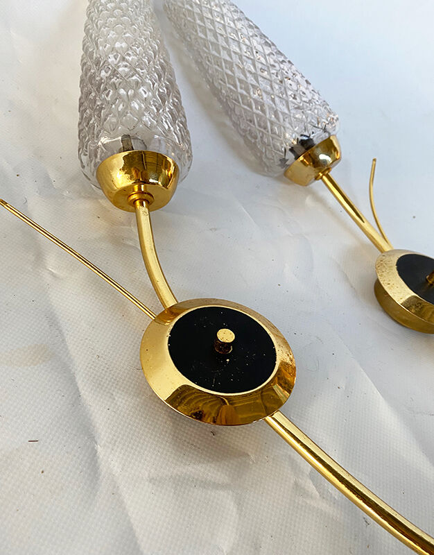 Pair of golden sconces