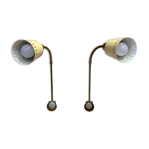Paire de grandes appliques