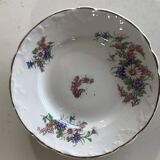 4 vintage porcelain saucers