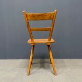 Set of eight german stick chairs from the 1950