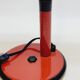 Table lamp desk aluminor metal red flexible arm black 80s vintage
