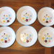 6 flat plates from the 50s Salins model Jocelyne