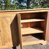 Old oak sideboard natural raw wood trade furniture
