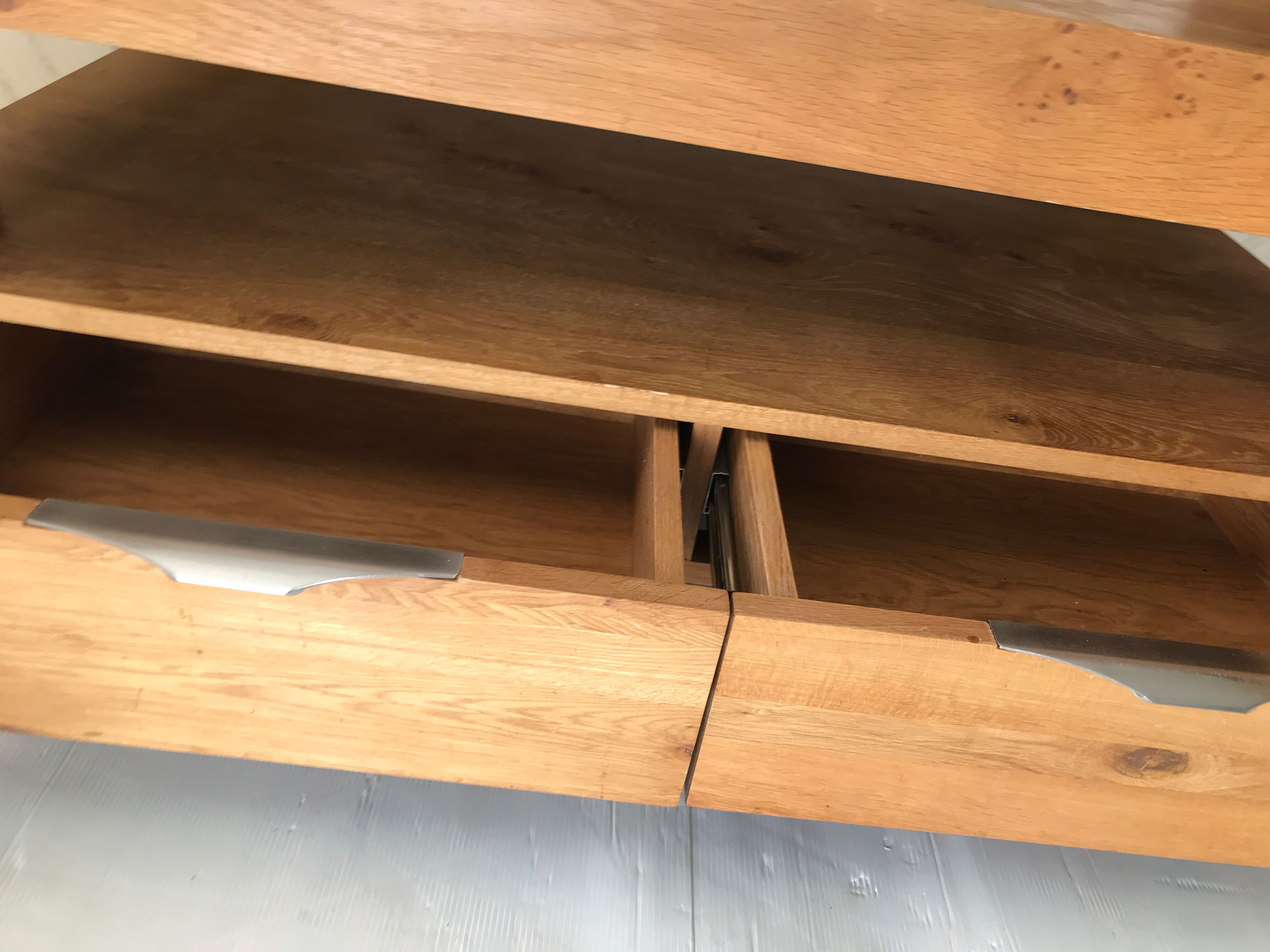 Drop table, solid wood tv cabinet