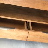 Drop table, solid wood tv cabinet