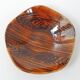 Vintage cup dish Digoin Sarreguemines 1960 mahogany