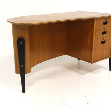 Scandinavian teak desk, Sweden, 1960