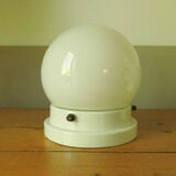 Ceiling lights with glass ball and foot porcelain