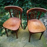 Paire de chaises bistrot