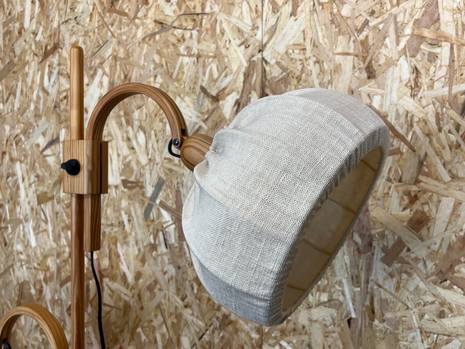 Floor lamp Domus pine Danish design Denmark, 60/70