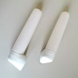 1960’s modernist mid-century Wilhem Wagenfeld pair of sconces for Lindner gmbh