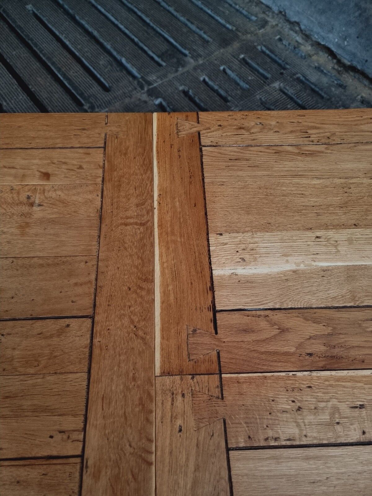 Old oak table dining table XXL