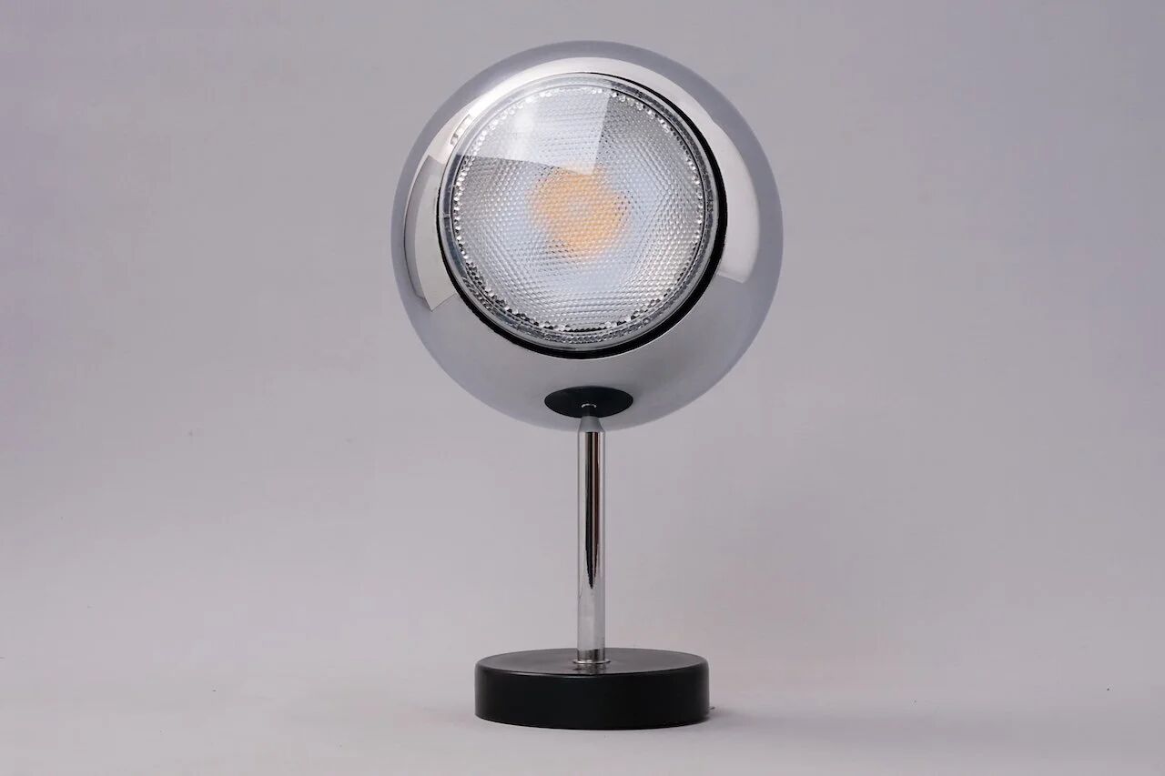 Chrome-plated ceiling lamp from Staff