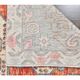 Tapis turc en laine orange fait main, années 1970