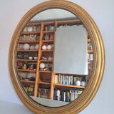 Miroir ancien en bois doré