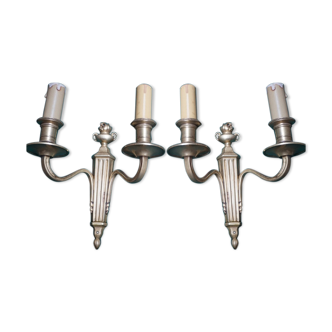 A pair of wall sconces