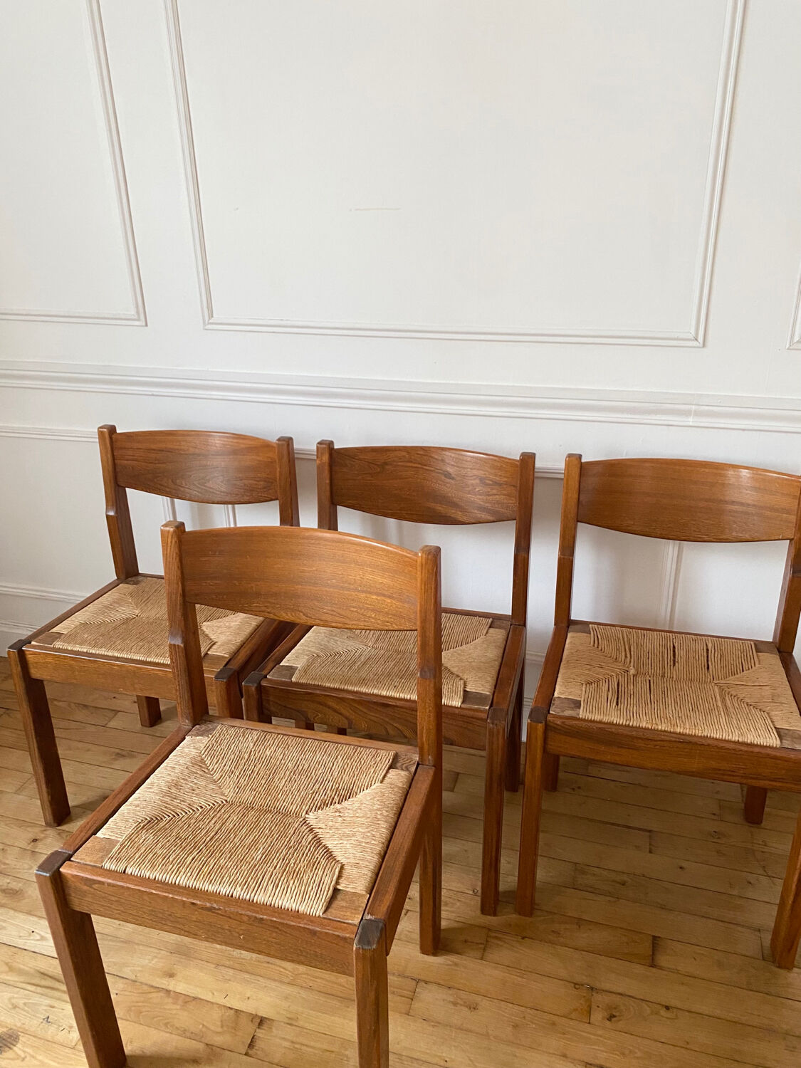 4 Maison Regain elm chairs