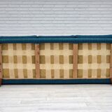1970s, Danish 3-seater sofa, furniture wool, teak wood.