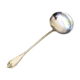 Silver metal ladle