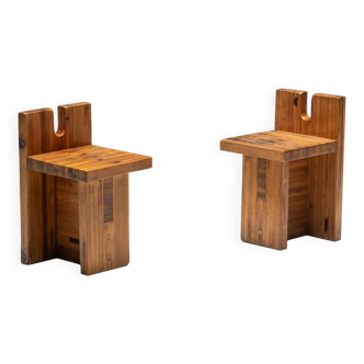 Sesc stools by lina bo bardi for sesc pompeia, brazil, 1970s