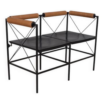 "Lariana" design de banc des années 1980 par Marco Seveso et Gigi Trezzi pour Felicerossi