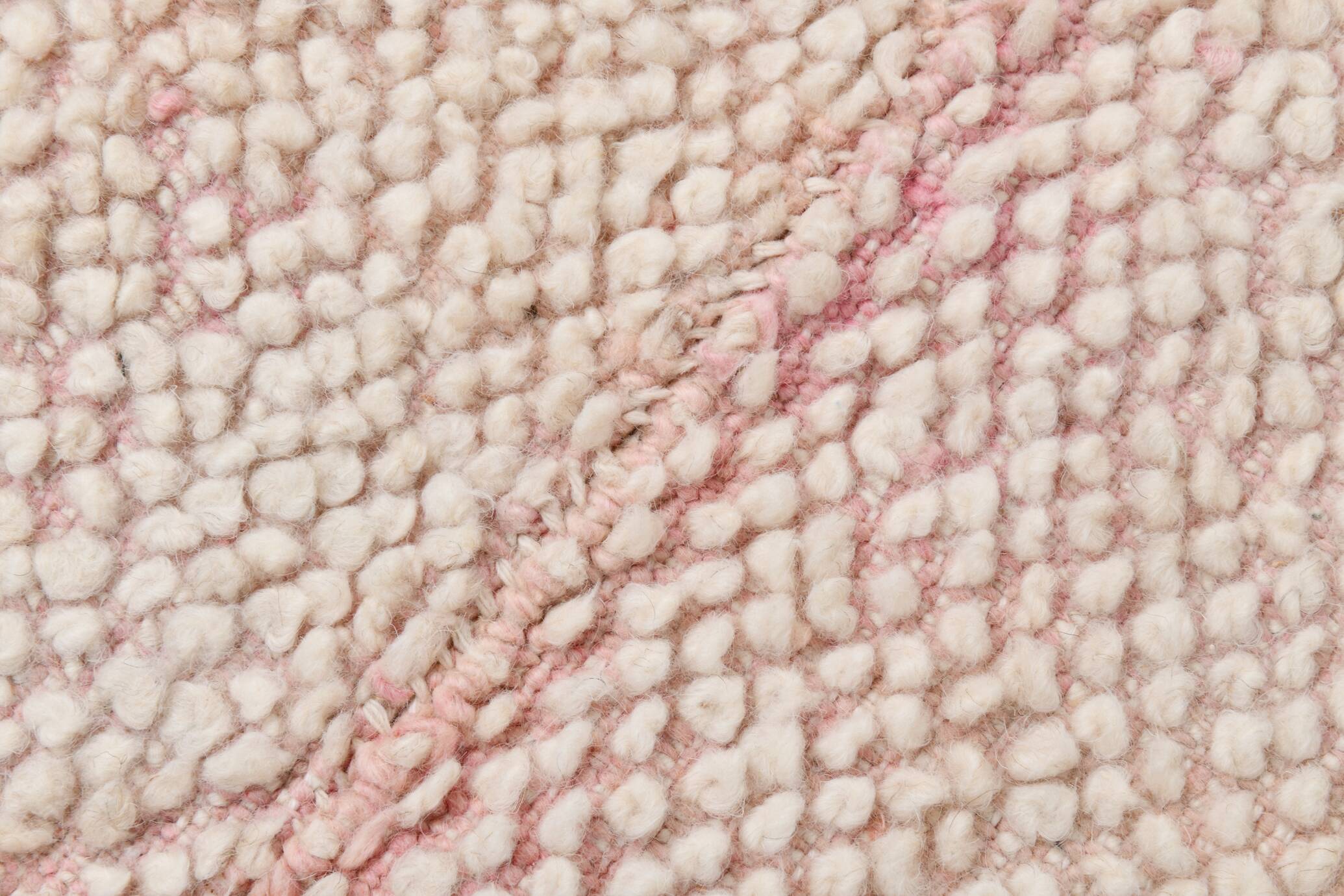 9x11 Pink & Beige Soft Wool Vintage Rug, 263x330Cm SK 33962