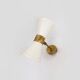 Pair of 1950s design diabolo wall lights