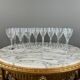 Service de verres en cristal saint louis modèle chantilly (26 pièces), XXe