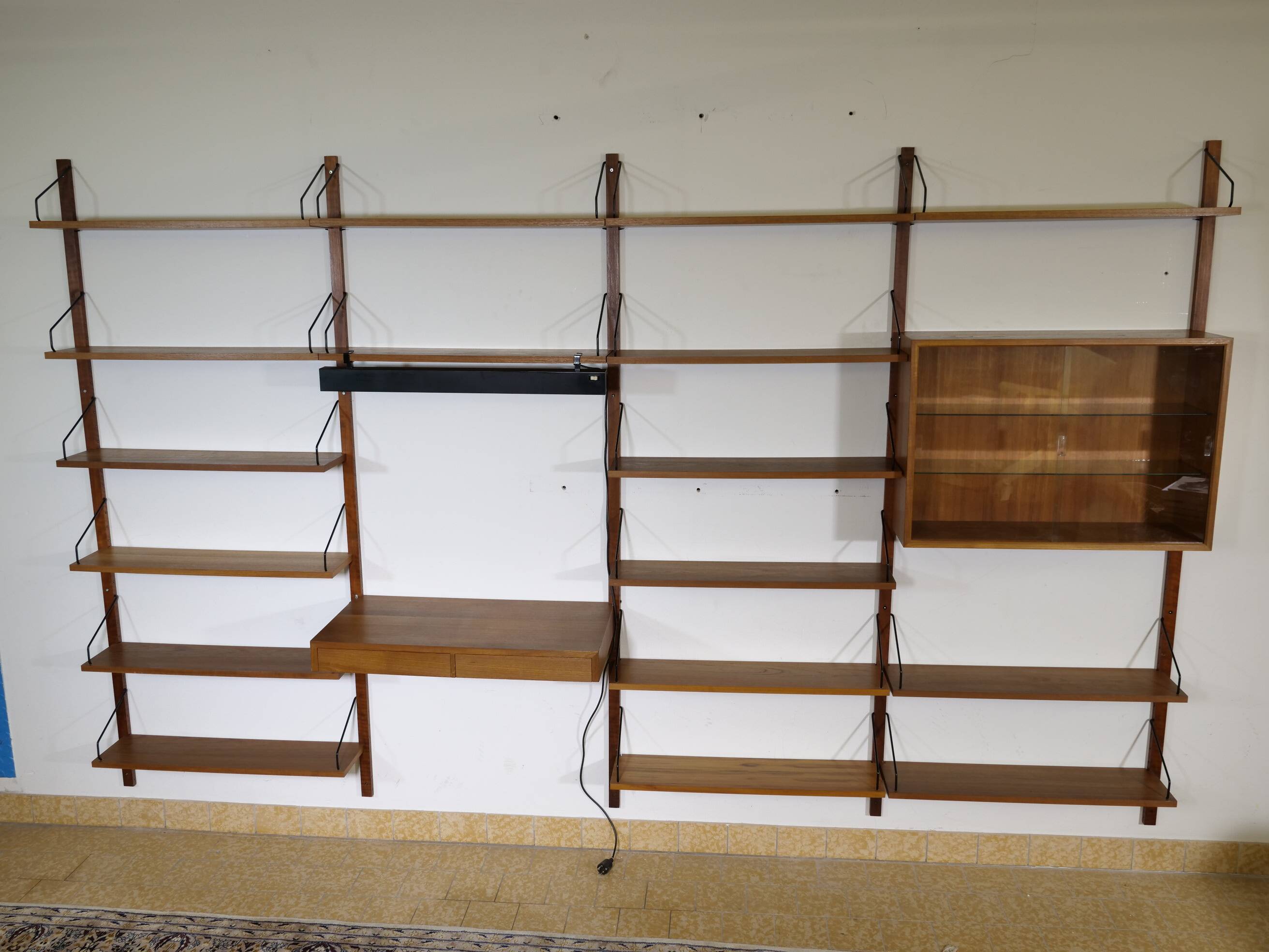 Modular Mid Century Royal Wall System in Teak by Poul Cadovius, 1960s