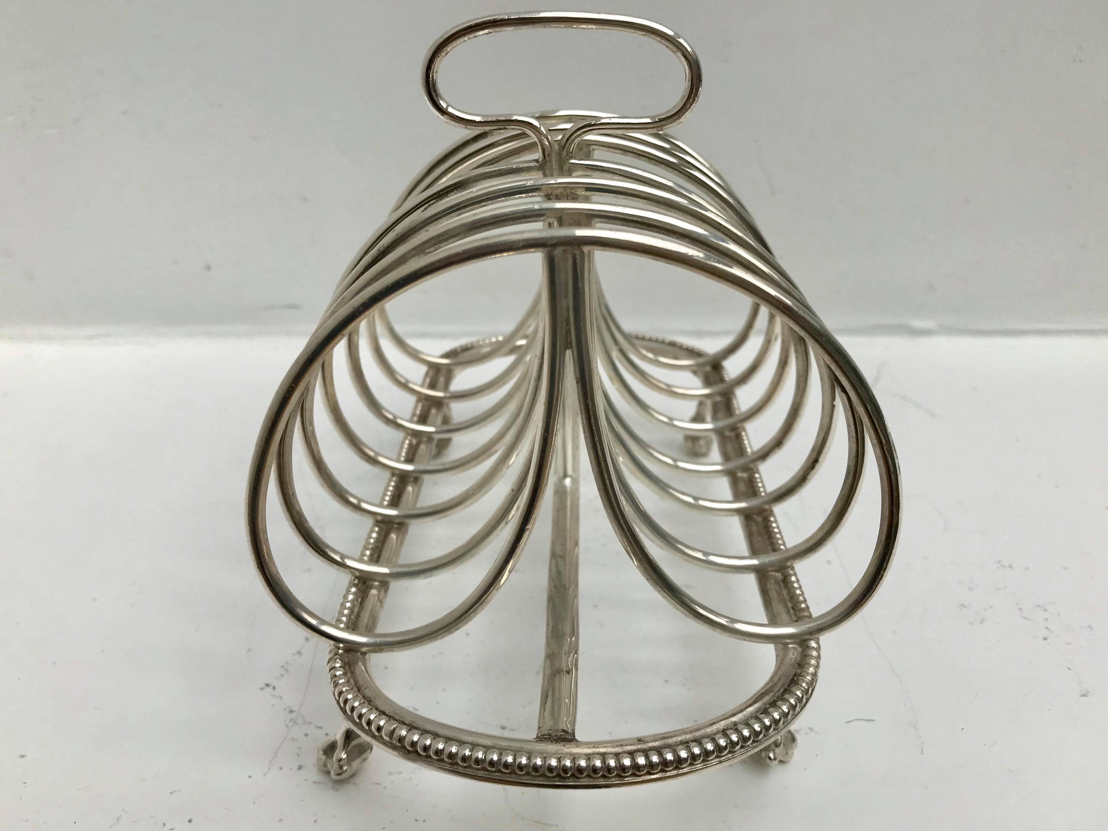 Victorian breakfast toaster set 6 toast bread slices
