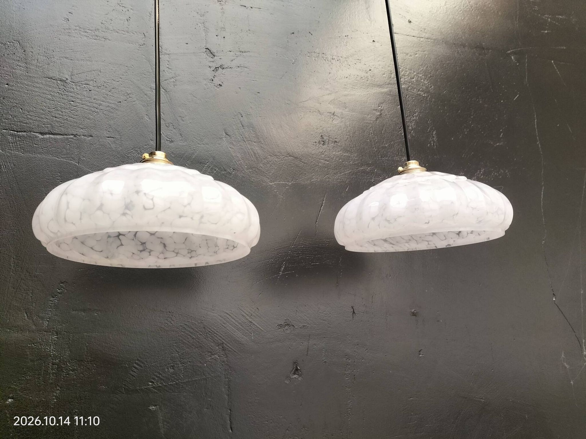 Suspensions en verre de Clichy 