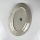 Large oval dish "Rachel" Moulins des loups & Hamage, iron earth, 20th century