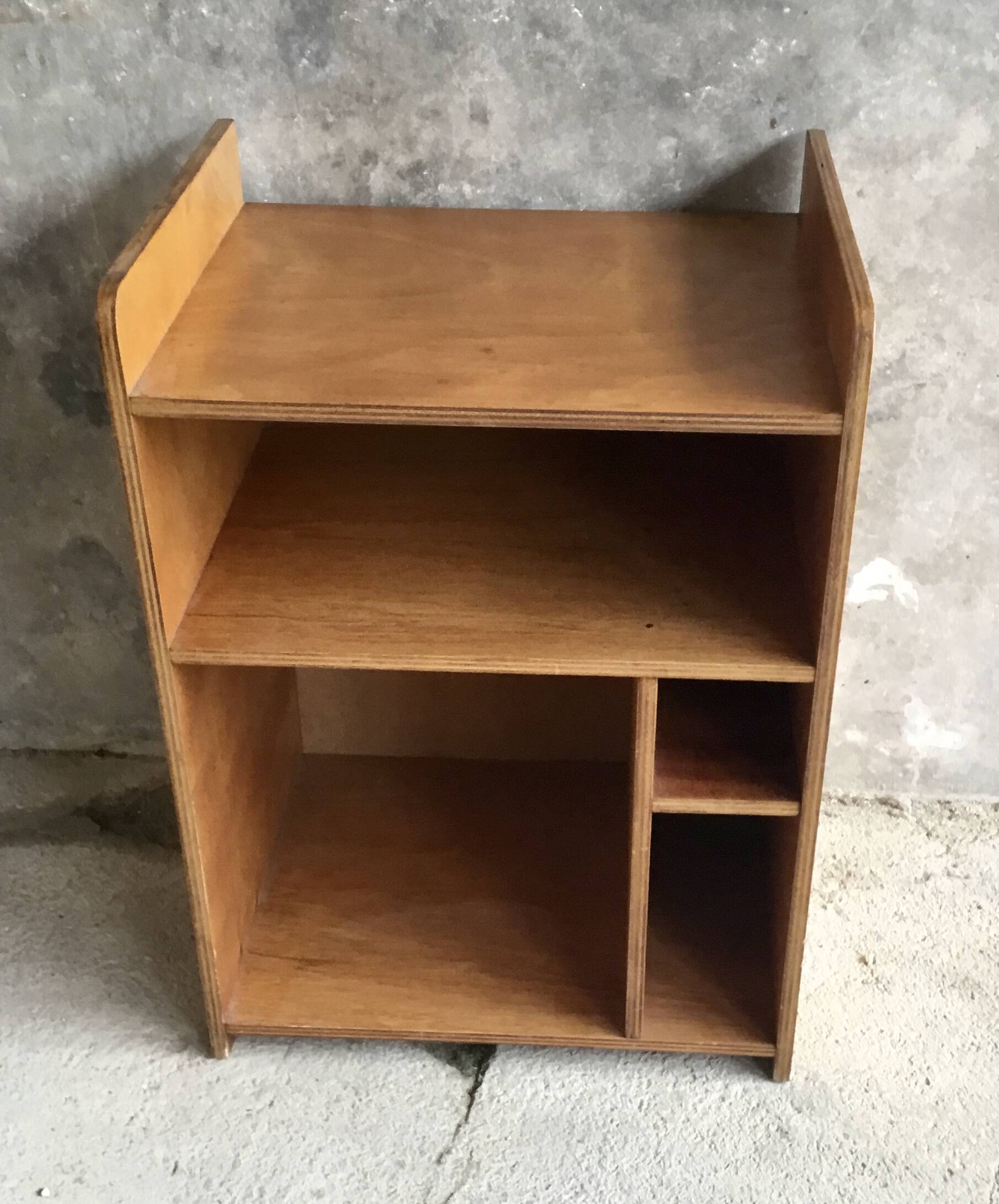 Vintage plywood hi-fi cabinet - 1960