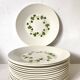 Antique dinner plates Saint Amand Ceranord, Bourrasque
