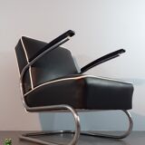 Pair of Bauhaus armchairs by Slezàk, K29 model, Gispen-Thonet 1932 design