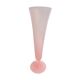 Vase en opaline rose
