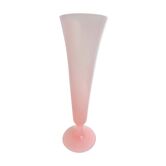 Vase en opaline rose