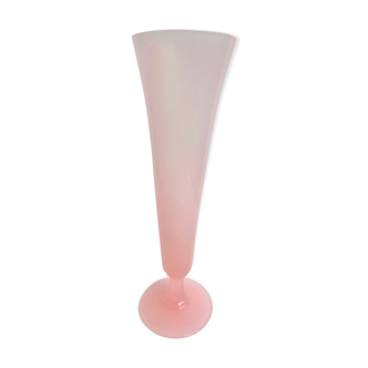 Pink opaline vase