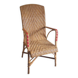 Rattan armchair - mid. 20th century